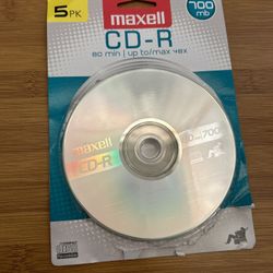 Maxell cd-r music 80 min 5 Pack