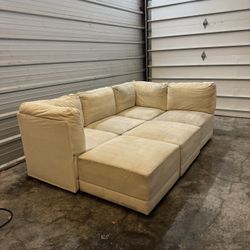 Modular Cream Sectional Couch