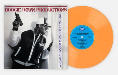 Boogie DOWN Productions By All Means Necessary - Orange Vinyl  Sealed
