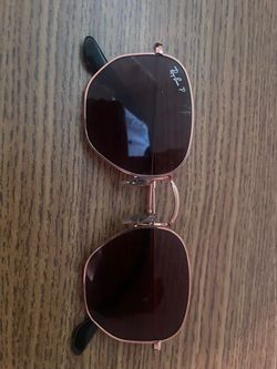 Ray-Ban Polarized Sunglasses Rose Gold Frame