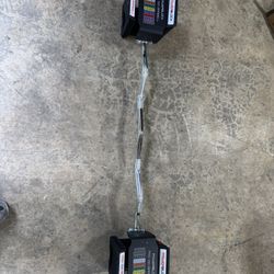 PowerBlock Pro 100 EZ Curl Bar