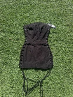 Black Chella Mini Dress Fashion Nova XS
