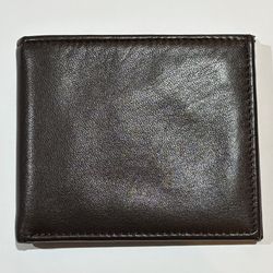 Dark Brown Leather Wallet 