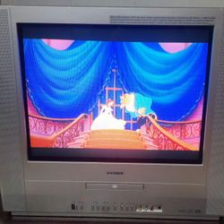 20" CRT Flat TV Built-in DVD Player 2006
