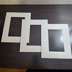 SOFT WHITE MATTES FOR 8X10 FRAMES