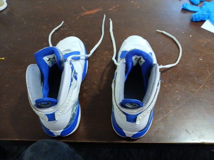 Blue And White Air Jordans