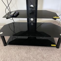 Sleek Black TV Stand