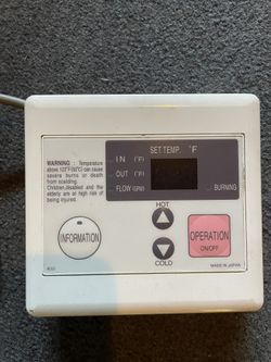 Takagi Temperature Remote Controller