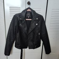 Victoria Secret Leather Jacket Size Small
