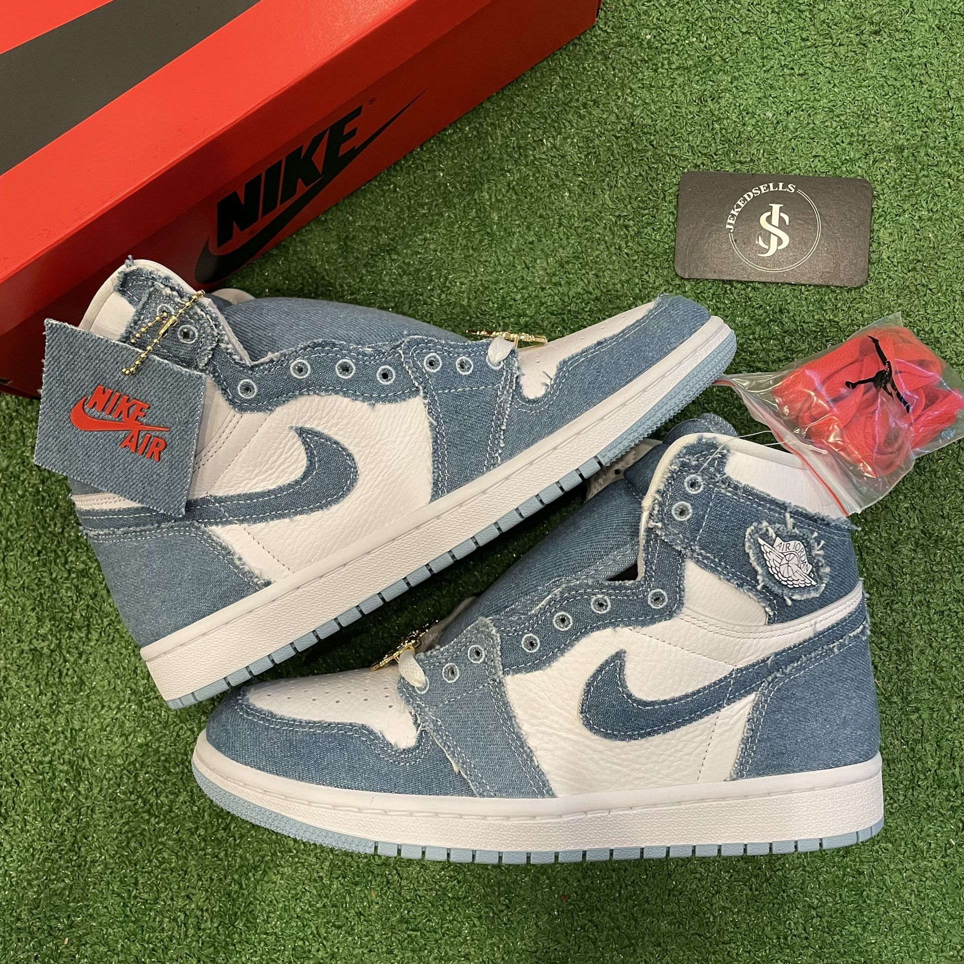 Air Jordan 1 Women Denim Size 9.5W/8M