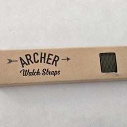 Archer Watch Straps Olive Green 20MM Brand New Compatible