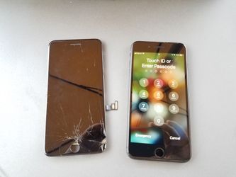 iPhone cracked screen