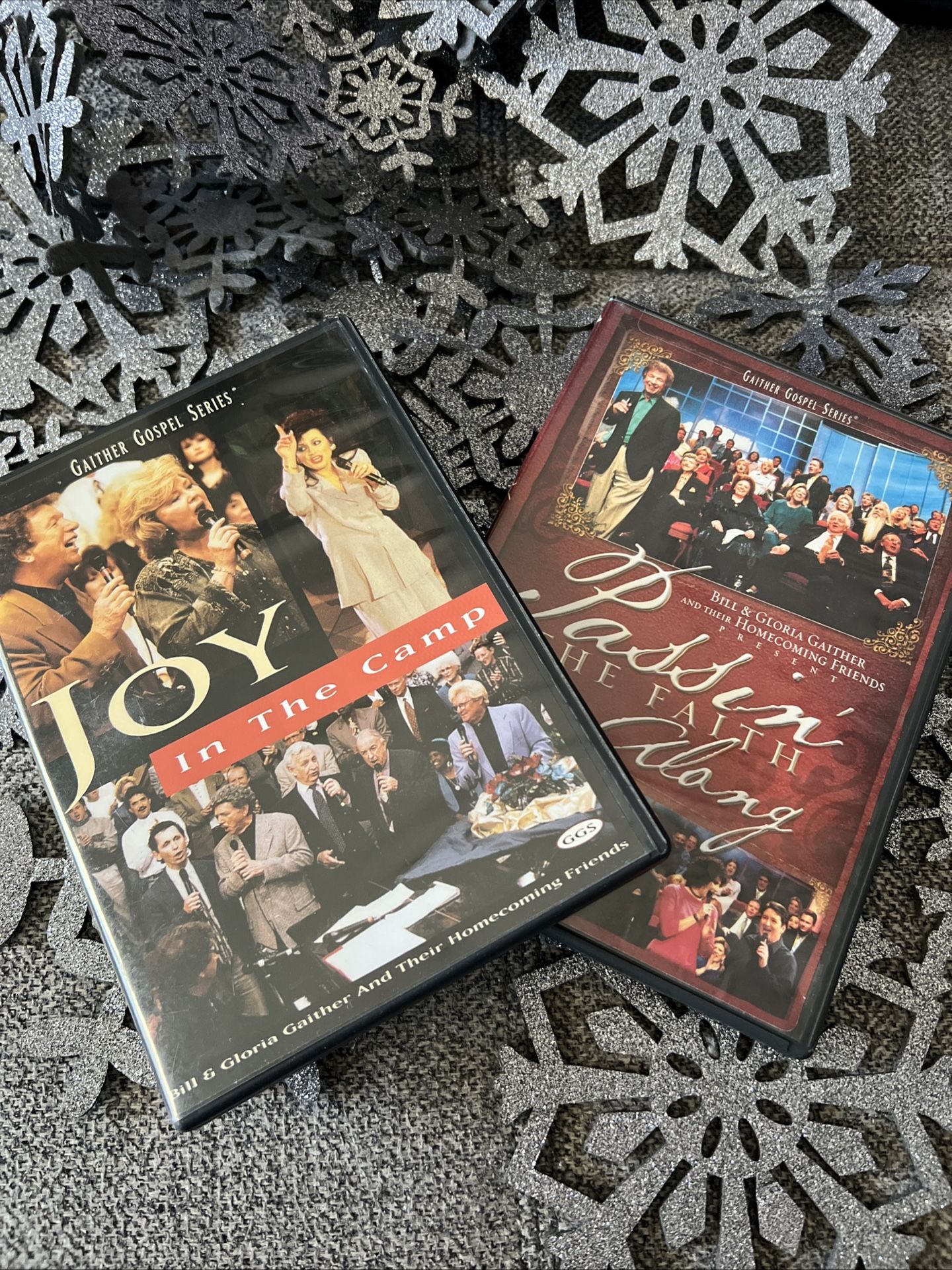 2 DVD Gaither & Friends ‘Passin' the Faith Along’ 2004 & ‘Joy In The Camp’ 1996