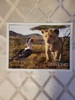 Disney's Live Action The Lion King Lithograph 