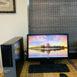 Desktop Setup w/ Monitor, Intel Core i7 @ 3.40GHz, 32GB Ram, Windows 11 64Bit , MS Office 2024