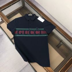 GUCCI Men's Short Sleeve Polo Shirt