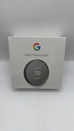 BNIB Google Nest Smart Thermostat (Charcoal Black) Model GA02081-US - Sealed