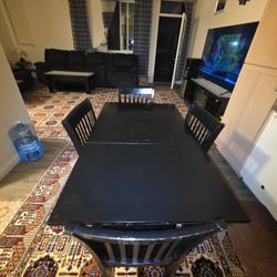 Dining Table For Four People Convertible To Two People