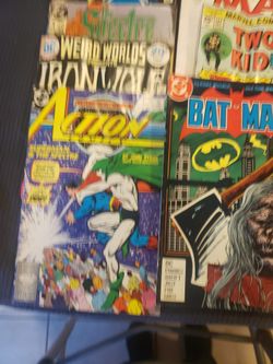 ACTION COMICS MID-70S (15) BATMAN SHADOW  SUPERMAN.       