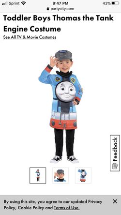 Thomas & Friends Halloween Custom- small toddlers