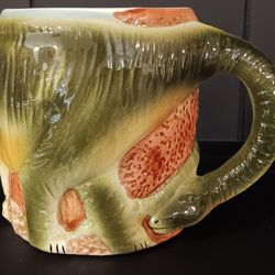Swank 1993 Brontosaurus Dinosaur Mug. Excellent Condition.  No Chips Or Cracks.