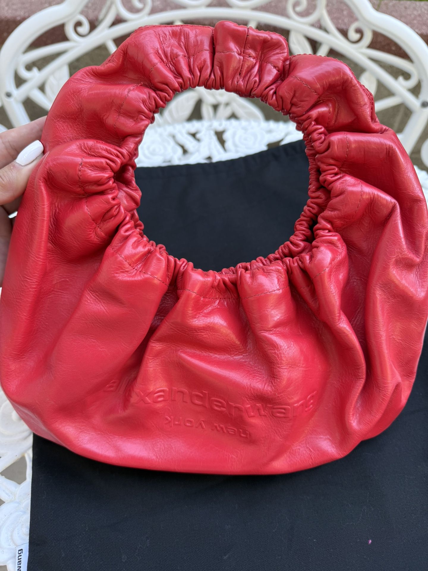 Alexander Wang Crescent Small Top Handle Bag.