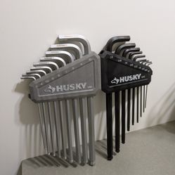 Husky 26-Piece SAE/Metric Long Arm Hex Key Set 