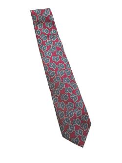 Pierre Balmain Italian Silk Tie Blue Diamond Hollywood