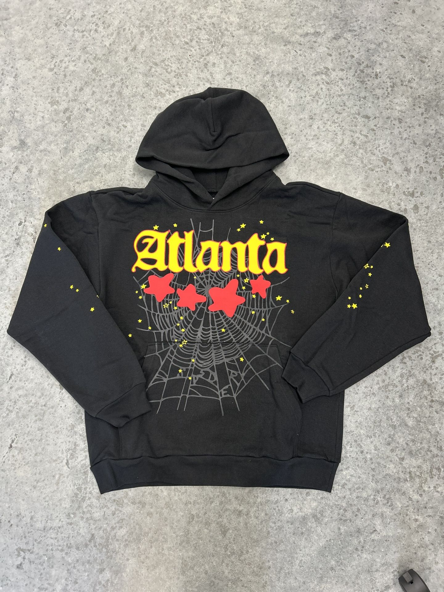 Black ATL Sp5der Hoodie
