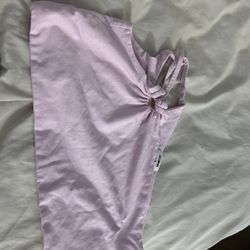 Pink Large One Shoulder Top 
