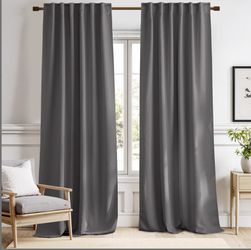 Gray Curtains Set 