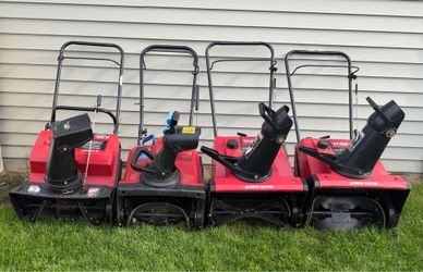 4 Toro Snowblowers (All For $40)