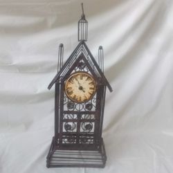 Clock Candle Holder Home Decor