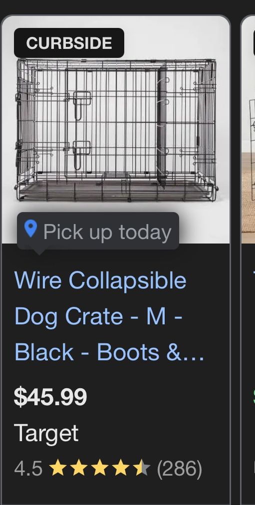 Small Dog Crate 