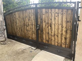 Custom double gates,fences