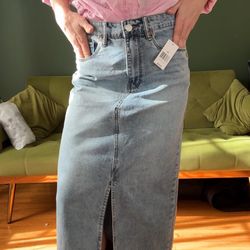 Blanknyc Long Jean Skirt 26