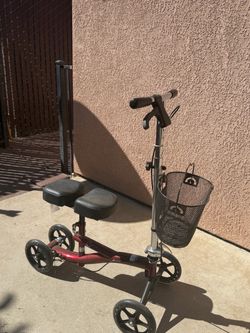 Knee Scooter Walker with Basket