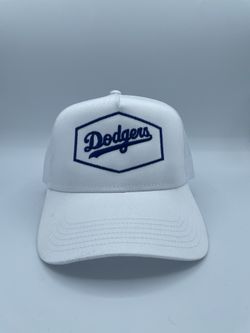 Dodgers Embroidered Trucker Hat. .