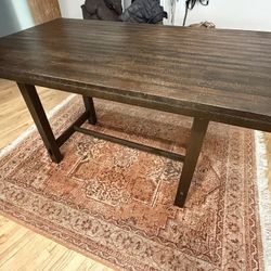 Lufkin Pub Height Dining Table, Walnut by Trent Austin Design®