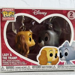 Funko Pop Pocket Keychain Disney Lady & The Tramp 