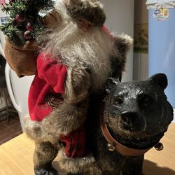 Santa On A Bear