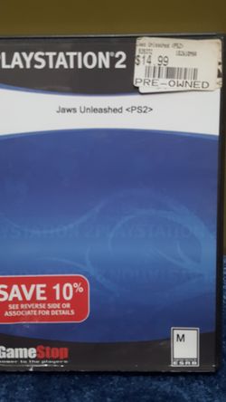 Ps2 majesco jaws unleashed