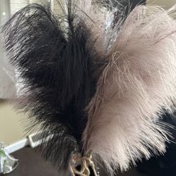 Black Base With Feathers 