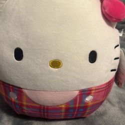 Hello Kitty Pink Plaid 10”