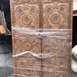 Kreiss Furniture. Carved wood armoire 