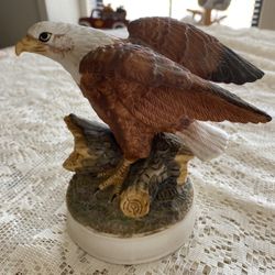 Americana ceramic bald eagle