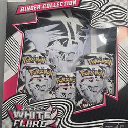 Pokémon White Flare And Black Bold Binder