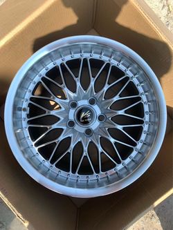 Work VSXV JDM VIP Style 18” Wheels 18x9.5 +22 5x114.3 Hyper Black Machined Lip Set of 4
