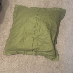 Big Olive Green Pillow Sofa Bed Cojin Almohada Decor