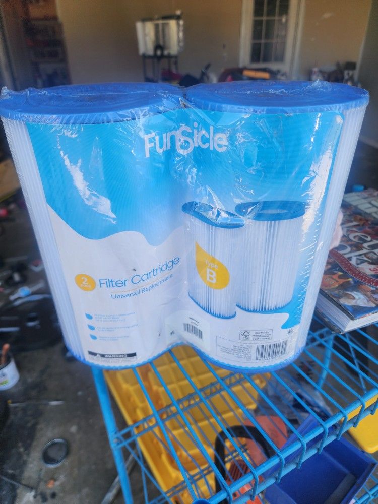 Funsicle Pool Filter Cartridges – Type B – 2 Pack – $15
